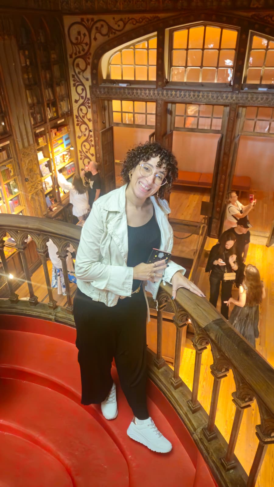 Cláudia Pintado na Livraria Lello, Porto